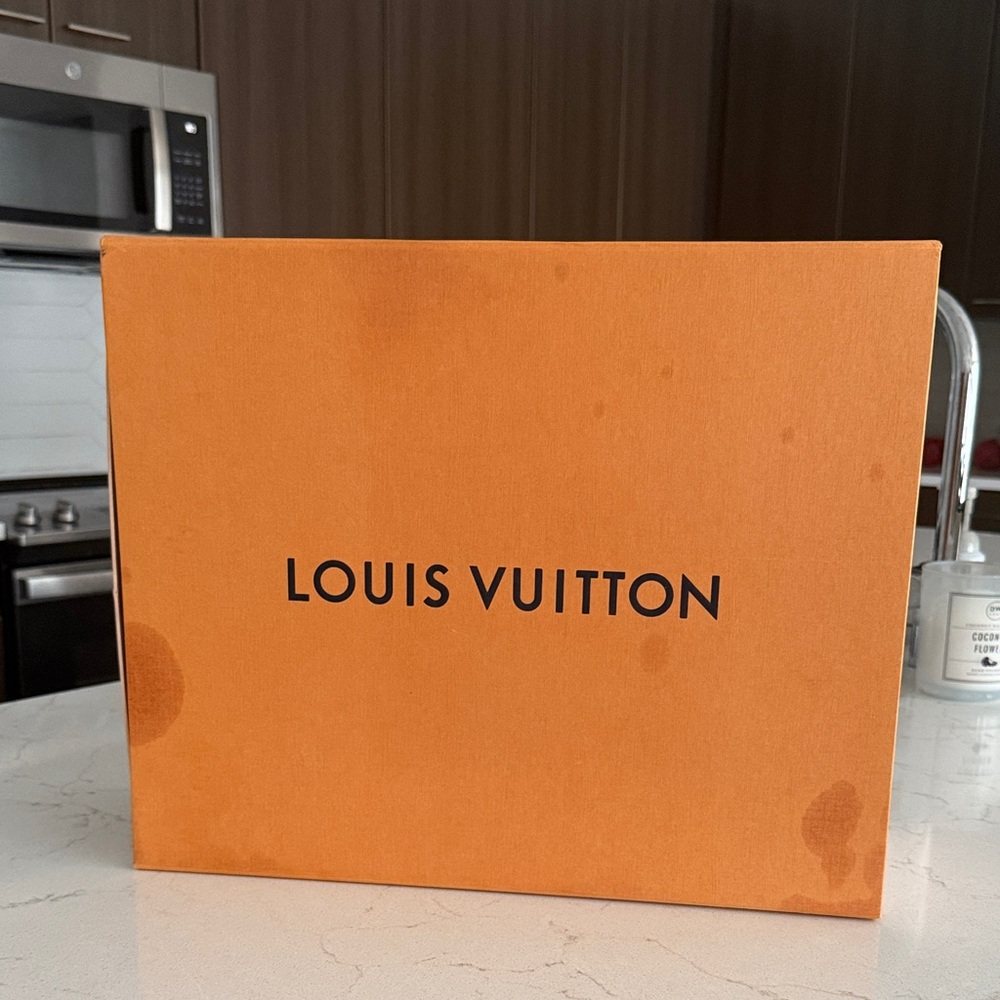 Large Louis Vuitton Signature Orange Box